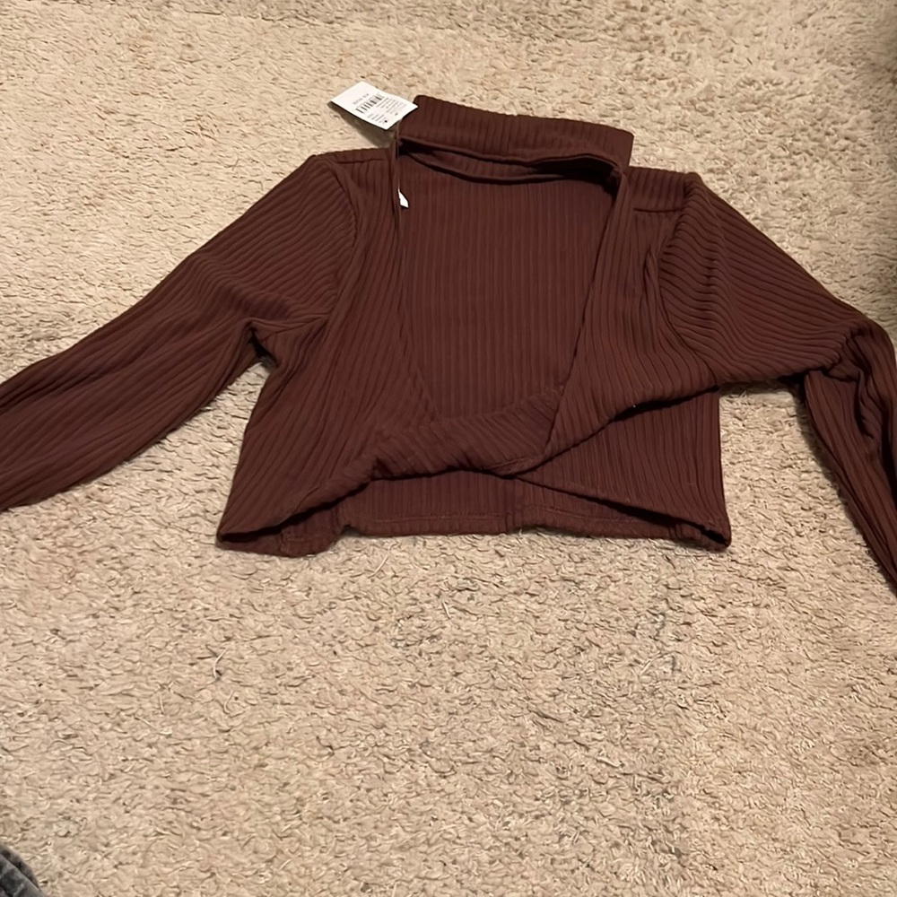 Brown Cross Shirt